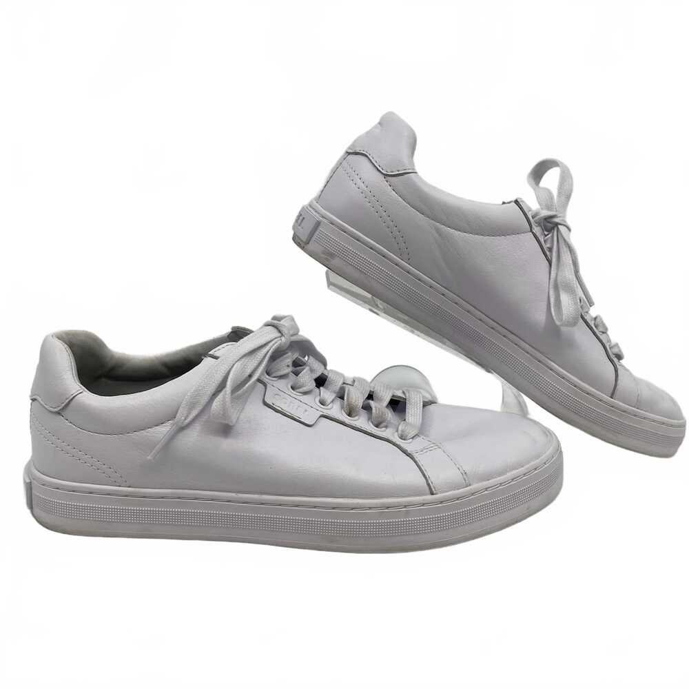 Sorel White Leather Sneakers | Women’s US 9